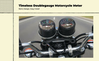 Motorcycle Speedometer Odometer Tachometer Universal Gauge