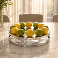 Decorative Tray Easy to Display Decorative Fruit Tray Raised Household Decor for Entrance, Living Room, Sales Office
