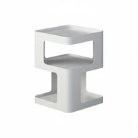 Sculptural Side Table Nordic design Nightstand Abstract Form for Bedroom, Adults