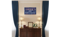 1776-2026 Commemorative Flag Material American 250th Anniversary Flag Vivid Colors American 250th Anniversary Banner for Outdoor, Yard, Porch