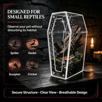 Acrylic Reptile Habitat Transparent Small Pet Breeding Box