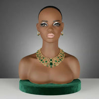 Mannequin Head Jewelry Display Bust for Salon