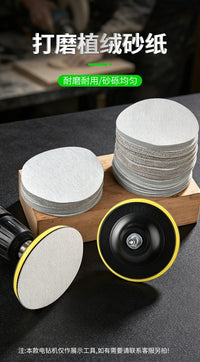 Industrial Grade 4 Inch Self-Adhesive Hook and Loop Disc Sandpaper