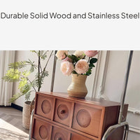 Hardwood Freestanding Coat Rack, Mobile Clothes Organizer