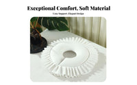 Removable Washable Cover Beauty Bed Headrest Cushion Soft and Supportive U-Shaped Face down Pillow Easy to Clean for Spas, Medical Office