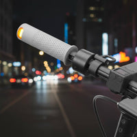 2 Pieces USB Rechargeable Scooter Turn Light Waterproof Handlebar Light Grip