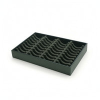 Jewelry Display Box with Grooves Rectangular Bracelet Organizer Tray Bracelet Display Box Divided Multi-Slot for Retailers