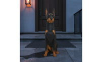 Doberman Statue Freestanding Standing Dog Statue Doberman Sculpture for Entryway