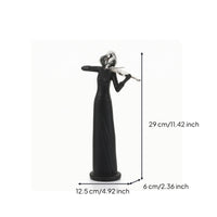 Minimalist Tabletop Ornament Modern Human Figurine Slim Resin Statue Artistic for TV Cabinet