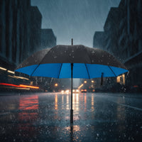 Windproof Umbrella with 24 Ribs Automatic Double-Layer Umbrella Strong Sturdy for Daily Commute, Travel