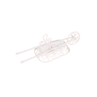 Dollhouse Miniature Garden Tools Iron Handcart Dollhouse Succulent Decoration Tabletop Ornament