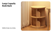 Desktop desktop organizer Large Capacity revolving Desktop Book holder Easy Assembly