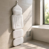 Anti-Slip Bath Cushion Mesh-Textured Full Body Bath Pillow Soft for Bathing