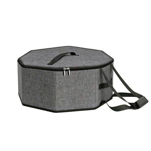 Octagonal Hat Box Zippered Octagonal Hat Carrier Strong Handles