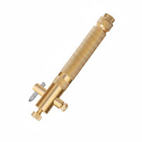 Purfling Knurled Grip Instrument Making Tool Brass-Colored for Luthiers