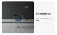 Foldable Woven Chair Nordic aesthetic Dining Seat Easy to Assemble for Small Spaces