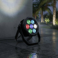 Mini RGBW LED Fixture 7 X 12W Outdoor Can Light Wide Electrical Potential Lighting Equipment