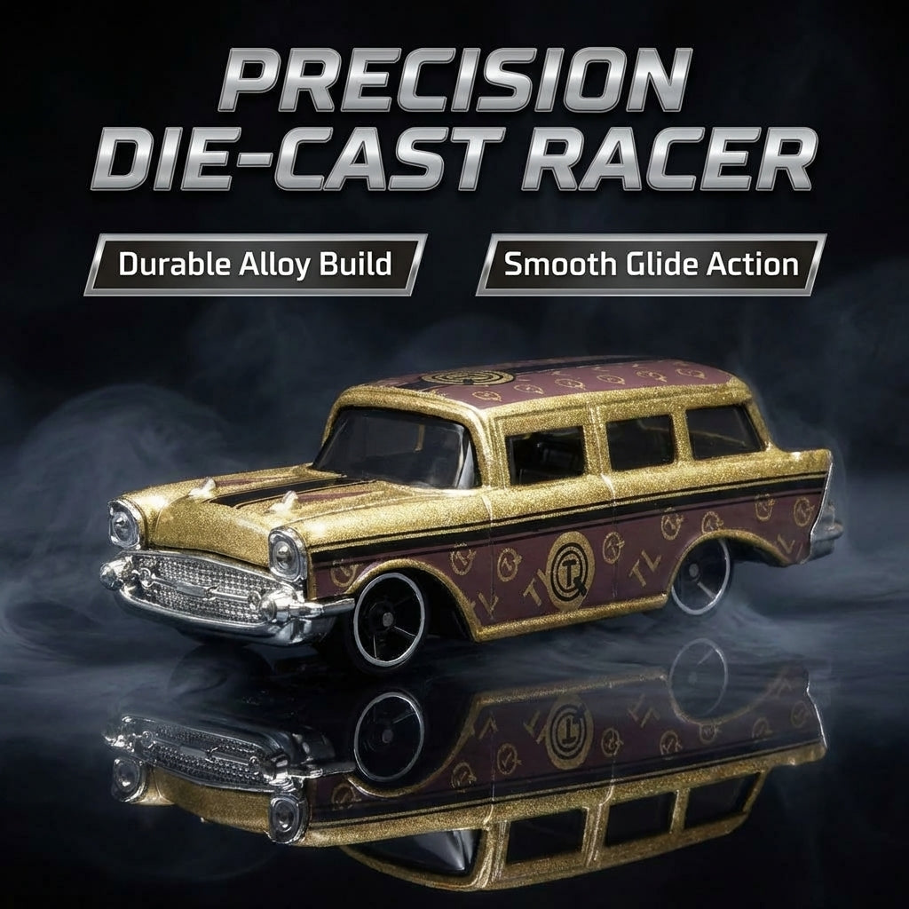 1:64 Scale Die-Cast Metal Pull Back Cars for Kids, Miniature Toy Vehicle Set for Boys Girls Ages 4-6, Model Collectible for Play