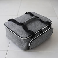 Multi-Compartment Craft Bag Adjustable Dividers Scrapbook Storage Bag