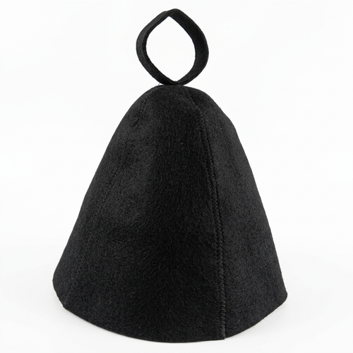 Men Women Steam Bath Wool Cap, Traditional Sauna Steam Room Hat, Dry Headrest Steam Room Essential, Heat Insulating Wool Hat,