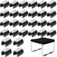 28-Pack Chair Leg Floor Protectors with Felt Sliders 25mm Opening