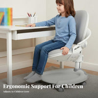 Ergonomic Design Adjustable kids' Desk and Chair Set Safety Rounded Corners Adjustable Desk and Chair Set Tilting Desktop children's Furniture long-lasting Construction for Students, Parents, Study Room, Home, Bedroom, Playroom