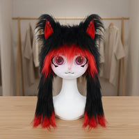 Furry Head Mask Cute Furry Creature Hood Cosplay for Photo, Cosplayers