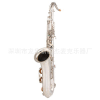 Bb Tenor Saxophone, Brass, Nickel Plated Finish, for Beginners