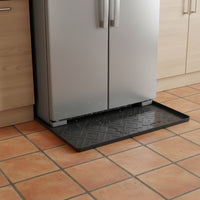 Tray-Style Mat Raised Border Silicone Mat Spill-Catching for Under Appliances