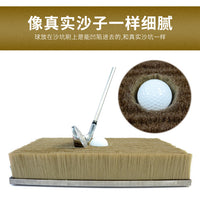 Golf Sand Bunker Brush with Simulated Sand