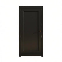 Waterresistant Louvered Door Console sunlight resistant Storage Cabinet Large Capacity Home Furniture unrestrictedstanding for Apartment Dwellers, Interior Design aficionados, Balcony, Living Room, Bathroom, Entryway