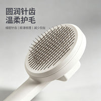 Pet Grooming Brush for Cats and Dogs, Self-Cleaning Deshedding Comb