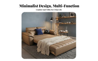 Multi-Functional Pull-extendable Sofa Bed Space-Saving transformable Couch musical key Key Backrest Living Room Furniture two-in-oneUse for Small Apartment Dwellers, Pet Owners, Homeowners, Home Office, Bedroom