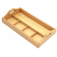 Promotes Orderliness Child-Led Learning Work Tray Polished Edges Beech Wood Activity Tray Nesting Wooden Trays for Preschoolers, Toddlers, Teachers, Kindergarten, Classroom, Home School, Sensory Play