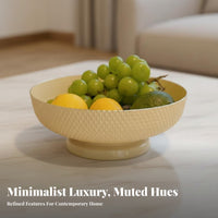 Footed Fruit Colander Draining Function Home Decor Modern Design for Party Hosts