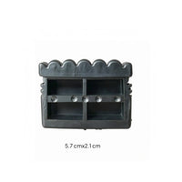 Ladder Foot Insert Ribbed Rim Hardware Part Molded