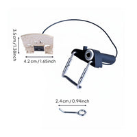 4/4 Violin Bridge Pickup Piezoelectric Piezo Violin Pickup High Fidelity Sound Musical Instrument Accessory for Artists
