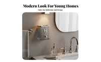 Adhesive Storage Caddy Drainage Design Wall-Mounted Utility Cup Easy to Clean