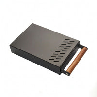 Coffee Grounds Espresso Grounds Drawer with Wooden Handle Minimalist Espresso Compact Container for Cafes