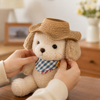 Capybara Stuffed Animal with Clothing, Soft Plush Cuddle Toy for Cuddling & Playing, for Birthday & Children's Room