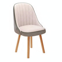 Upholstered Task Chair Ergonomic Upholstered Makeup Seat Easy Assembly for Teens