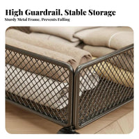 Under-Bed Rolling container With casters Wheeled Storage container Large Capacity for Adults