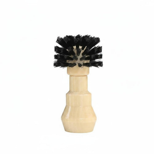 Coffee Machine Brush Espresso Cleaning Brush Portafilter Cleaner Nylon Wood Handle Circular Filament Suitable for Professional Baristas Kitchen Counters Coffee Shops