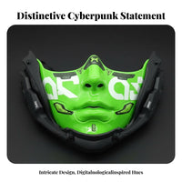 Cyberpunk Face Cover Original Design Cosplay face guard Adjustable Fit for Photoshoots