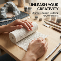 Plaster Cloth for Crafts, Gauze Wrap for Art Projects, Plaster Cloth Rolls for Body Casts, DIY Plast - Image 9