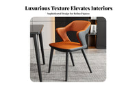 Light Luxury Design Curved support Side Chair Modern design & residence Furniture Ergonomic supportrest Sturdy for home residents, Restaurant Owners, Interior Designers, Dining Room, Kitchen, morning meal corner