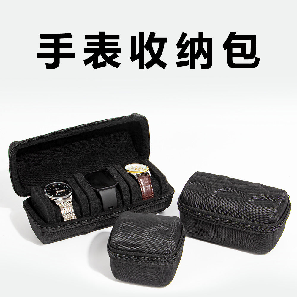 New EVA Hard Shell Universal Smart Watch Case Shockproof Sponge Inner Tray Watch Storage Box