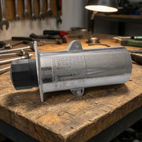 Threaded Metal Connector with Mounting Flange Aluminum Hardware Compact for Electricians