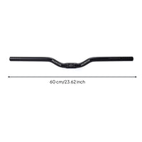 Flat Handlebar Matte Black Aluminum Alloy Handlebar for Mountain Bikes