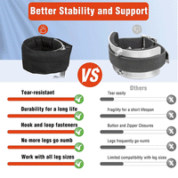 Adjustable Drywall Stilt Straps New Thick Pad Stilt Straps with Leg Straps for Various Single-Leg Stilts